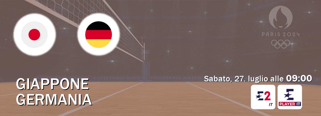 Il match Giappone - Germania sarà trasmesso in diretta TV su Eurosport 2 e Eurosport Player IT (ore 09:00)