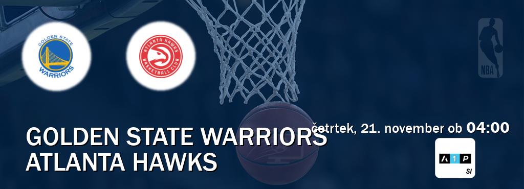 Dvoboj Golden State Warriors in Atlanta Hawks s prenosom tekme v živo na Arena Sport Premium.