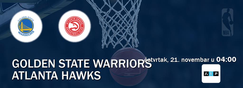 Izravni prijenos utakmice Golden State Warriors i Atlanta Hawks pratite uživo na Arena Premium 1 (četvrtak, 21. novembar u  04:00).