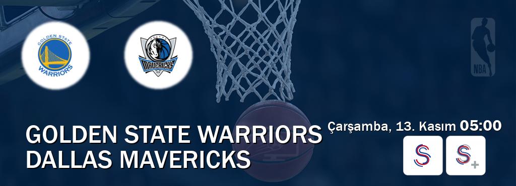 Karşılaşma Golden State Warriors - Dallas Mavericks S Sport ve S Sport +'den canlı yayınlanacak (Çarşamba, 13. Kasım  05:00).