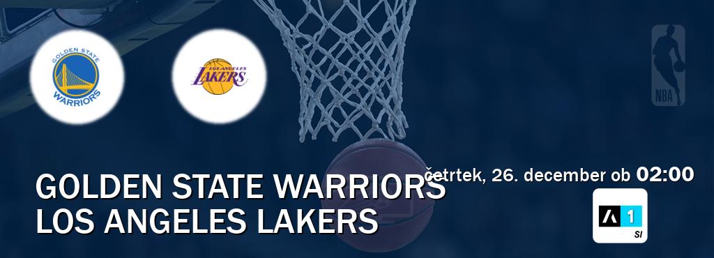 Golden State Warriors in Los Angeles Lakers v živo na Arena Sport 1. Prenos tekme bo v četrtek, 26. december ob  02:00