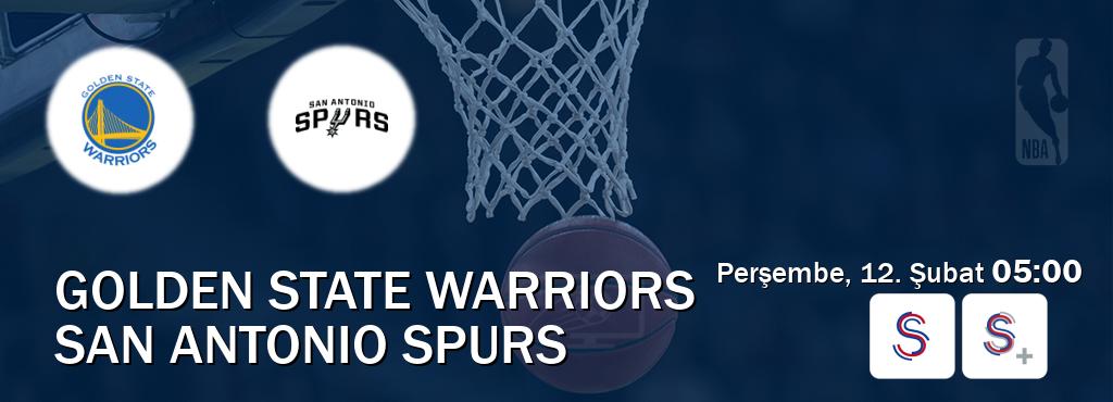 Karşılaşma Golden State Warriors - San Antonio Spurs S Sport ve S Sport +'den canlı yayınlanacak (Perşembe, 12. Şubat  05:00).