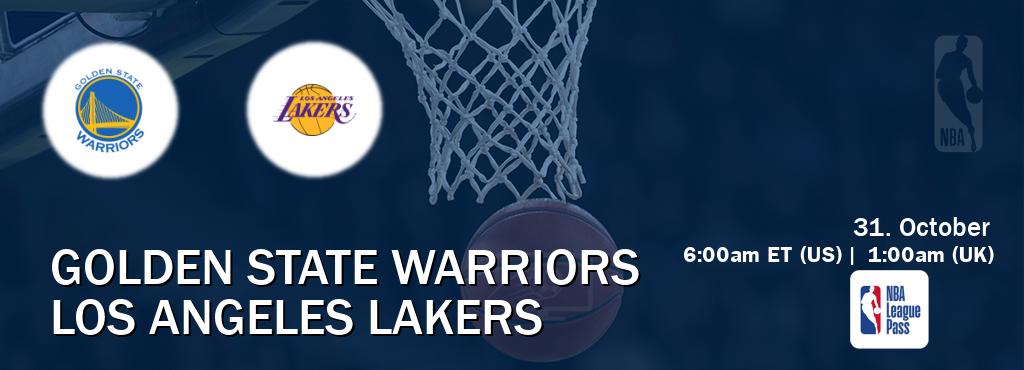 You can watch game live between Golden State Warriors and Los Angeles Lakers on NBA League Pass. You can watch game live between Golden State Warriors and Los Angeles Lakers on NBA League Pass.