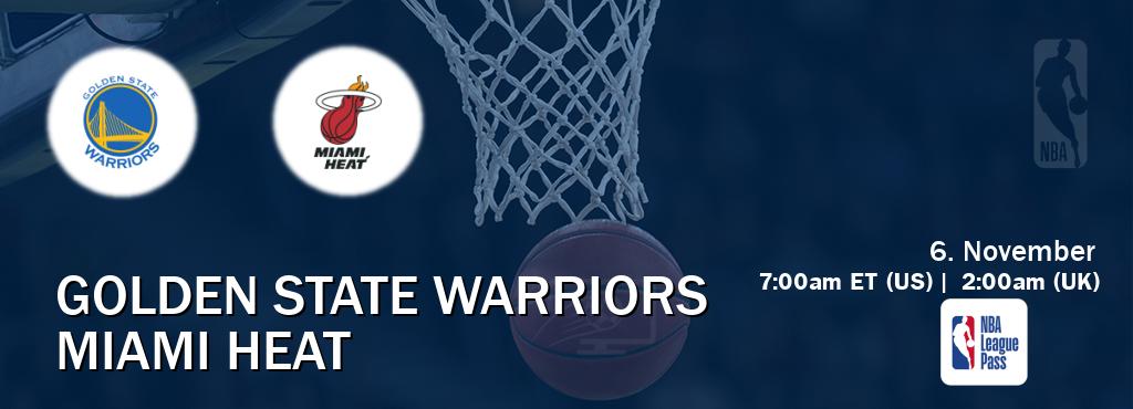 You can watch game live between Golden State Warriors and Miami Heat on NBA League Pass. You can watch game live between Golden State Warriors and Miami Heat on NBA League Pass.