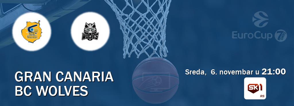 Izravni prijenos utakmice Gran Canaria i BC Wolves pratite uživo na Sportklub 1 (sreda,  6. novembar u  21:00).