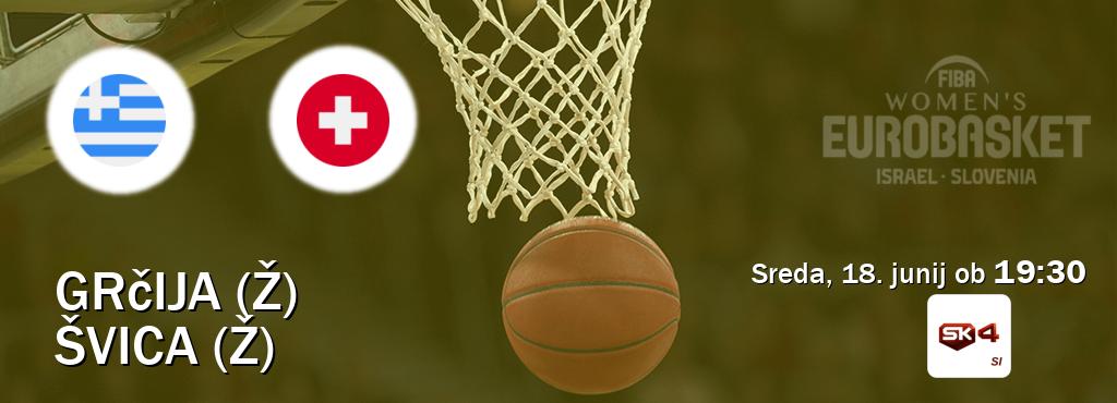 Ne zamudi prenosa tekme Grčija (Ž) - Švica (Ž) v živo na Sportklub 4.