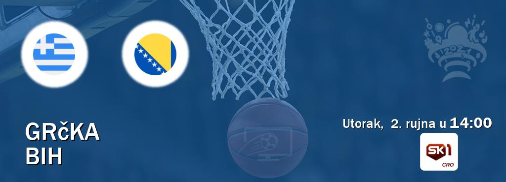 Izravni prijenos utakmice Grčka i BiH pratite uživo na Sportklub 1 (utorak,  2. rujna u  14:00).