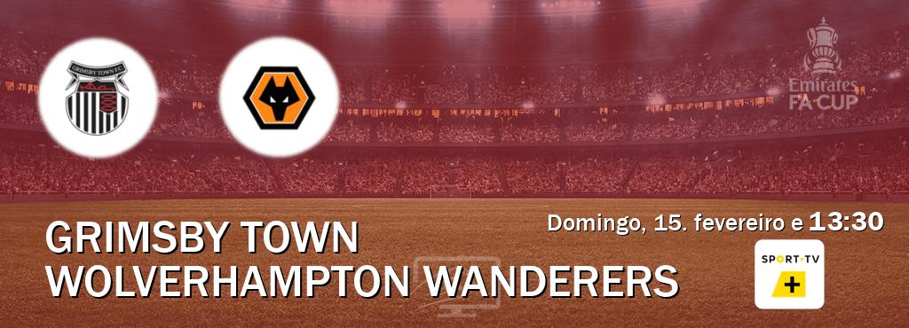 Jogo entre Grimsby Town e Wolverhampton Wanderers tem emissão Sport TV + (domingo, 15. fevereiro e  13:30).