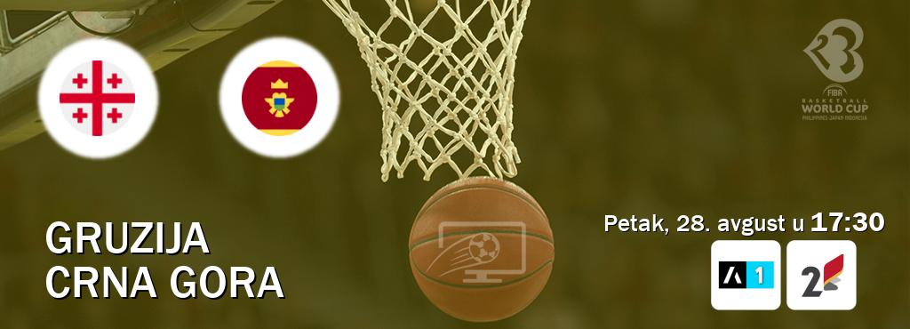 Izravni prijenos utakmice Gruzija i Crna gora pratite uživo na Arena Sport 1 i TVCG 2 (petak, 28. avgust u  17:30).