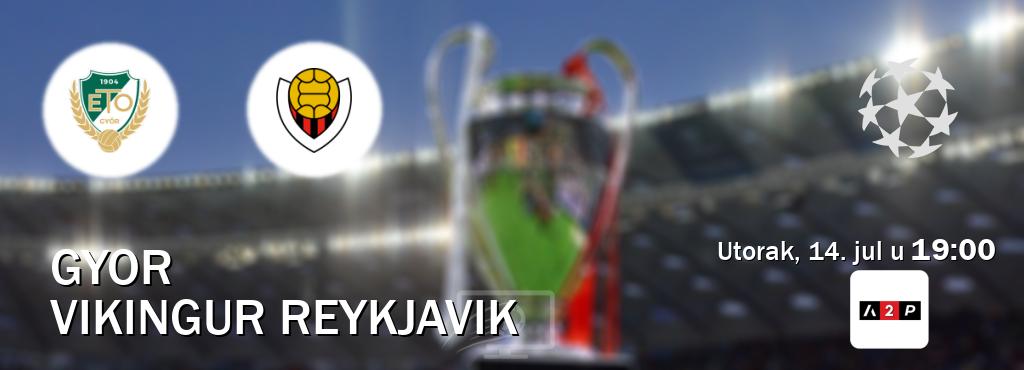 Izravni prijenos utakmice Gyor i Vikingur Reykjavik pratite uživo na Arena Premium 2 (utorak, 14. jul u 19:00). Izravni prijenos utakmice Gyor i Vikingur Reykjavik pratite uživo na Arena Premium 2 (utorak, 14. jul u 19:00).