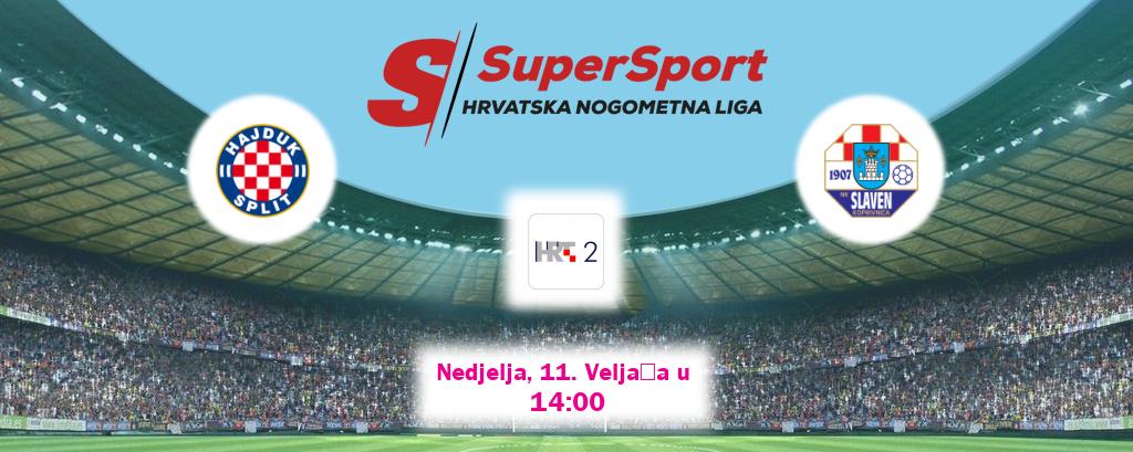 Izravni prijenos utakmice Hajduk Split i Belupo pratite uživo na HTV2 (Nedjelja, 11. Veljača u  14:00).