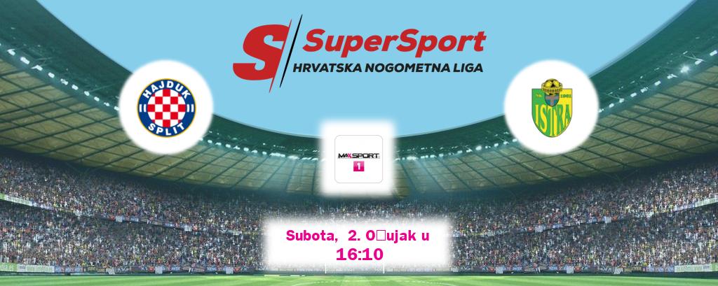 Izravni prijenos utakmice Hajduk Split i Istra 1961 pratite uživo na MAXSport1 (Subota,  2. Ožujak u  16:10).