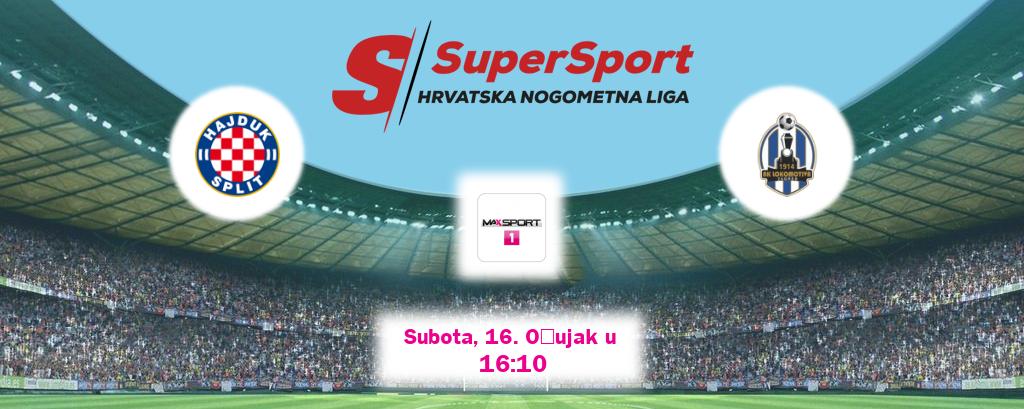 Izravni prijenos utakmice Hajduk Split i Lokomotiva pratite uživo na MAXSport1 (Subota, 16. Ožujak u  16:10).