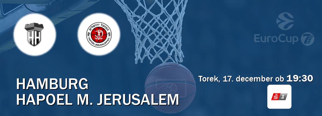 Dvoboj Hamburg in Hapoel M. Jerusalem s prenosom tekme v živo na Sport TV 1.