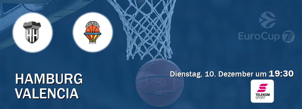 Das Spiel zwischen Hamburg und Valencia wird am Dienstag, 10. Dezember um  19:30, live vom Magenta Sport übertragen.