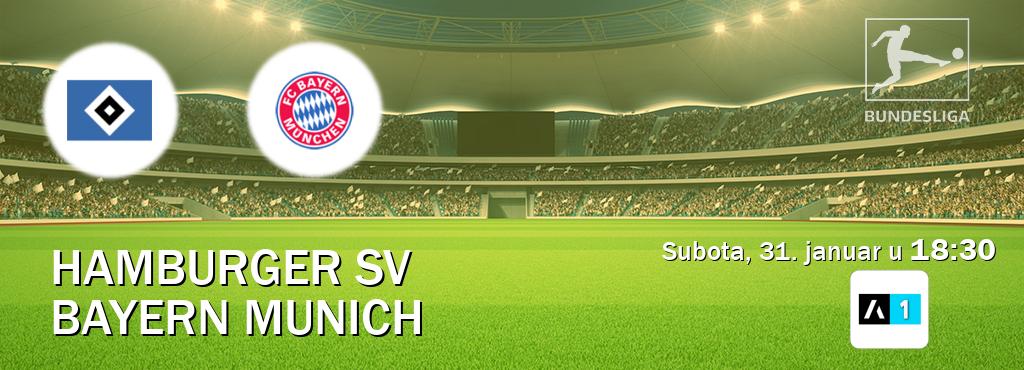 Izravni prijenos utakmice Hamburger SV i Bayern Munich pratite uživo na Arena Sport 1 (subota, 31. januar u  18:30).