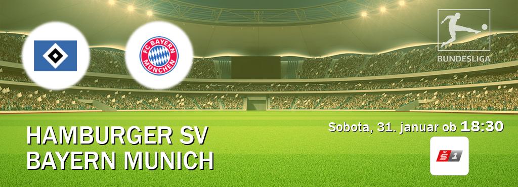 Dvoboj Hamburger SV in Bayern Munich s prenosom tekme v živo na Sport TV 1.