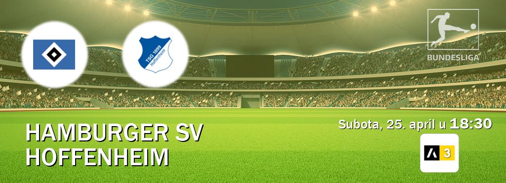 Izravni prijenos utakmice Hamburger SV i Hoffenheim pratite uživo na Arena Sport 3 (subota, 25. april u  18:30).