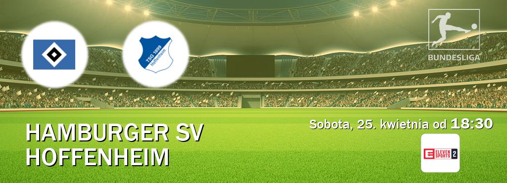 Gra między Hamburger SV i Hoffenheim transmisja na żywo w Eleven Sports 2 (sobota, 25. kwietnia od  18:30).