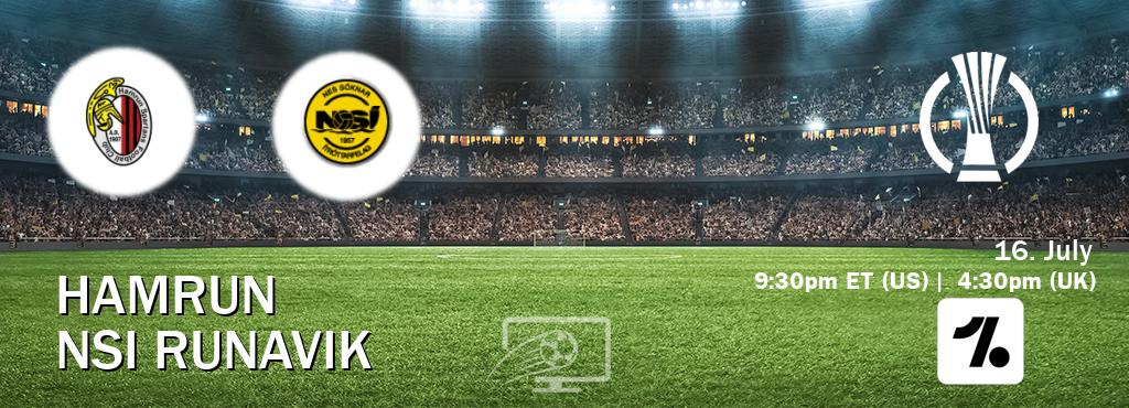 You can watch game live between Hamrun and NSI Runavik on OneFootball.