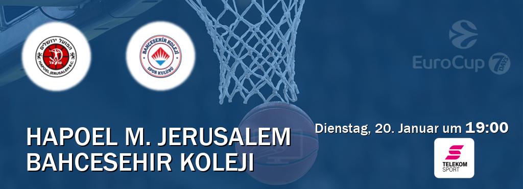 Das Spiel zwischen Hapoel M. Jerusalem und Bahcesehir Koleji wird am Dienstag, 20. Januar um 19:00, live vom Magenta Sport übertragen. Das Spiel zwischen Hapoel M. Jerusalem und Bahcesehir Koleji wird am Dienstag, 20. Januar um 19:00, live vom Magenta Sport übertragen.