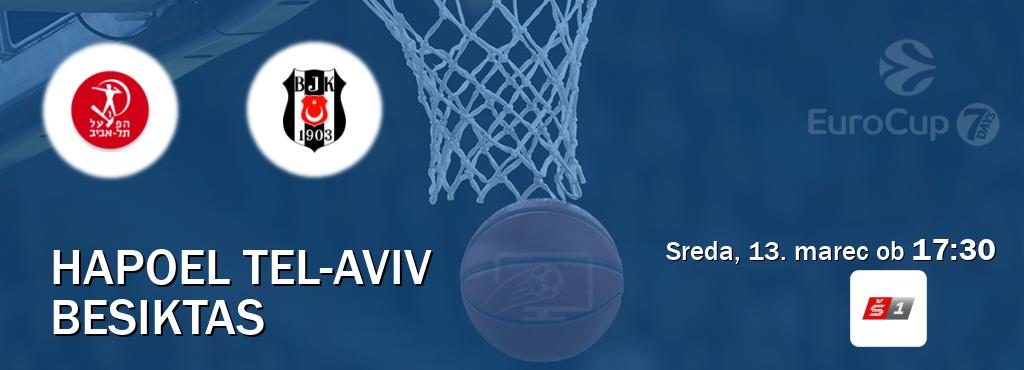 Dvoboj Hapoel Tel-Aviv in Besiktas s prenosom tekme v živo na Sport TV 1.