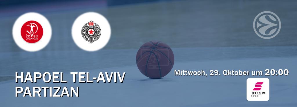 Das Spiel zwischen Hapoel Tel-Aviv und Partizan wird am Mittwoch, 29. Oktober um 20:00, live vom Magenta Sport übertragen. Das Spiel zwischen Hapoel Tel-Aviv und Partizan wird am Mittwoch, 29. Oktober um 20:00, live vom Magenta Sport übertragen.