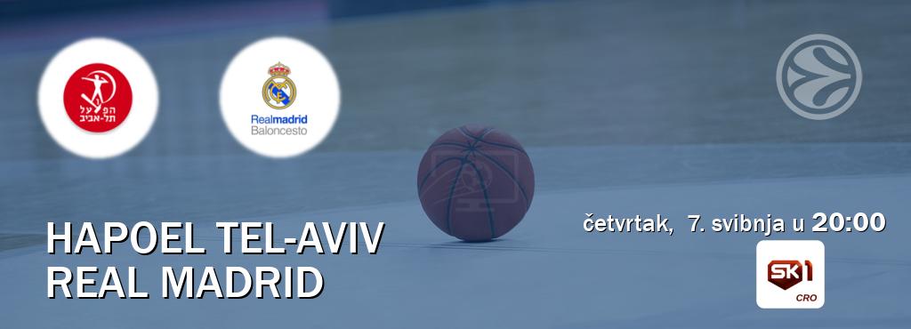 Izravni prijenos utakmice Hapoel Tel-Aviv i Real Madrid pratite uživo na Sportklub 1 (četvrtak,  7. svibnja u  20:00).