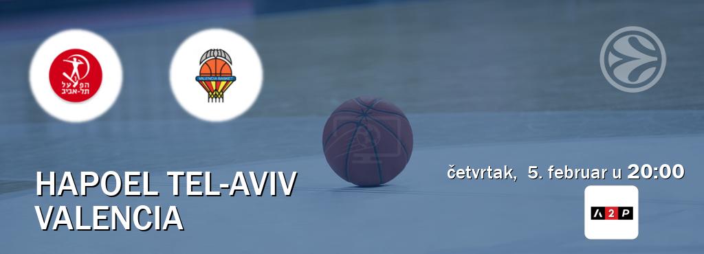 Izravni prijenos utakmice Hapoel Tel-Aviv i Valencia pratite uživo na Arena Premium 2 (četvrtak,  5. februar u  20:00).