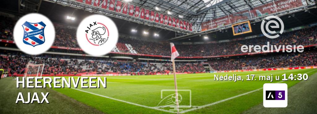 Izravni prijenos utakmice Heerenveen i Ajax pratite uživo na Arena Sport 5 (nedelja, 17. maj u  14:30).
