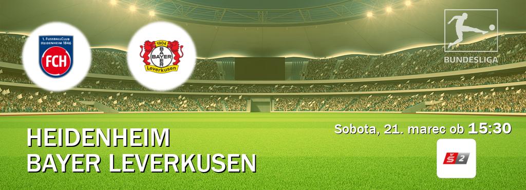 Prenos tekme med Heidenheim in Bayer Leverkusen v živo na Sport TV 2 (sobota, 21. marec ob  15:30 uri).