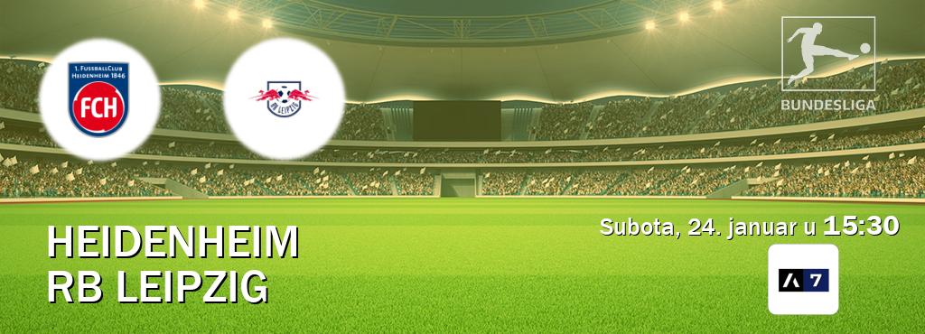 Izravni prijenos utakmice Heidenheim i RB Leipzig pratite uživo na Arena Sport 7 (subota, 24. januar u  15:30).