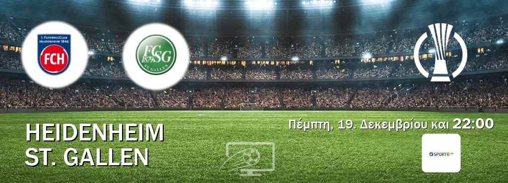 Παρακολουθήστ ζωντανά Heidenheim - St. Gallen από το Cosmote Sport 6 (22:00).