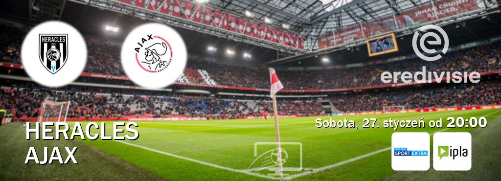 Gra między Heracles i Ajax transmisja na żywo w Polsat Sport Extra i IPLA (sobota, 27. styczeń od  20:00).