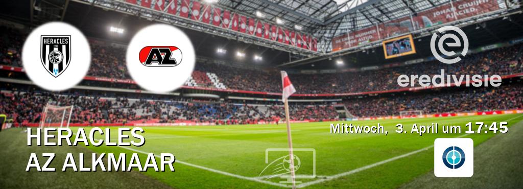 Das Spiel zwischen Heracles und AZ Alkmaar wird am Mittwoch,  3. April um  17:45, live vom Sportdigital FUSSBALL übertragen.