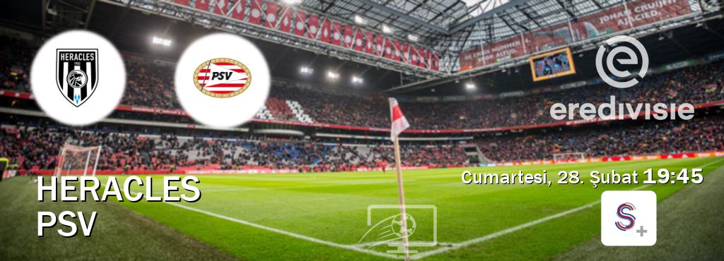 Karşılaşma Heracles - PSV S Sport +'den canlı yayınlanacak (Cumartesi, 28. Şubat  19:45).