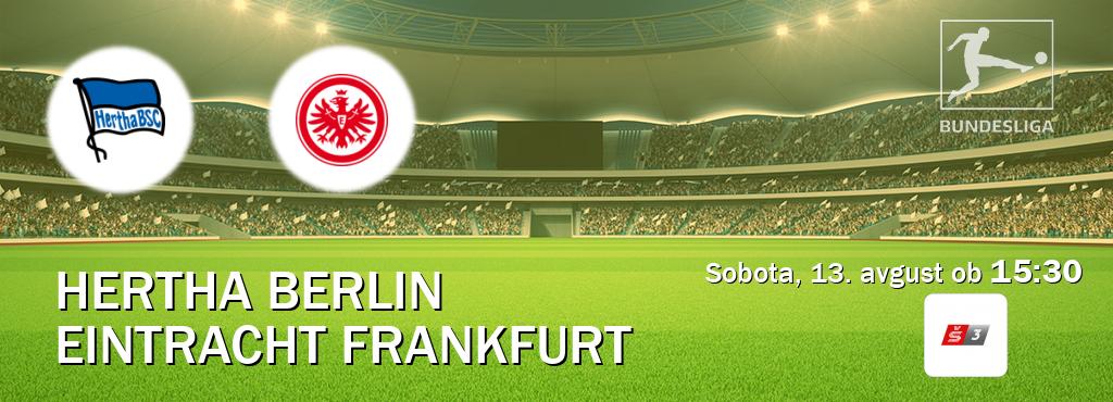 Ne zamudi prenosa tekme Hertha Berlin - Eintracht Frankfurt v živo na Sport TV 3.