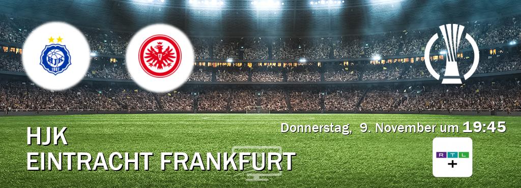 Das Spiel zwischen HJK und Eintracht Frankfurt wird am Donnerstag,  9. November um  19:45, live vom RTL+ übertragen.