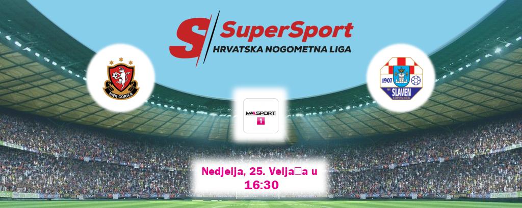 Izravni prijenos utakmice HNK Gorica i Belupo pratite uživo na MAXSport1 (Nedjelja, 25. Veljača u  16:30).