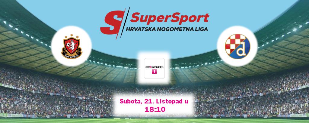Izravni prijenos utakmice HNK Gorica i Dinamo Zagreb pratite uživo na MAXSport1 (Subota, 21. Listopad u  18:10).