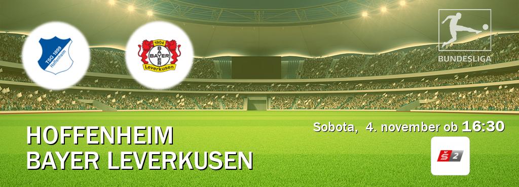 Prenos tekme med Hoffenheim in Bayer Leverkusen v živo na Sport TV 2 (sobota,  4. november ob  16:30 uri).