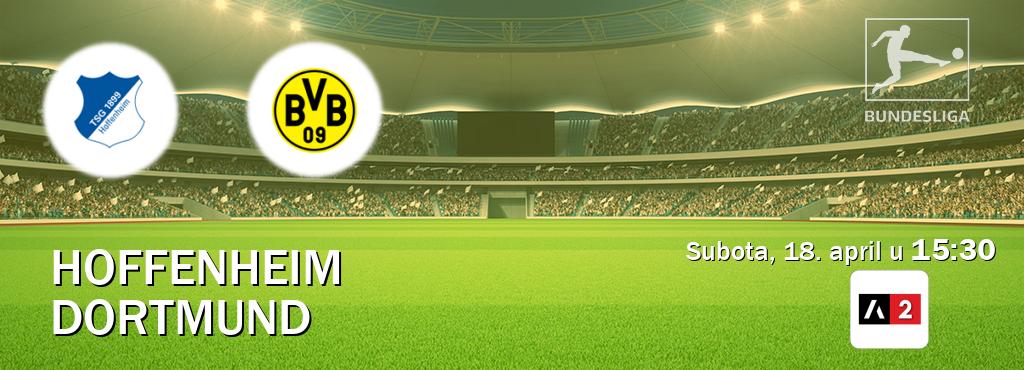 Izravni prijenos utakmice Hoffenheim i Dortmund pratite uživo na Arena Sport 2 (subota, 18. april u 15:30). Izravni prijenos utakmice Hoffenheim i Dortmund pratite uživo na Arena Sport 2 (subota, 18. april u 15:30).