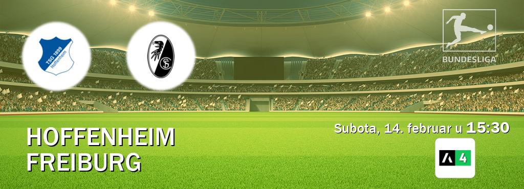 Izravni prijenos utakmice Hoffenheim i Freiburg pratite uživo na Arena Sport 4 (subota, 14. februar u 15:30). Izravni prijenos utakmice Hoffenheim i Freiburg pratite uživo na Arena Sport 4 (subota, 14. februar u 15:30).