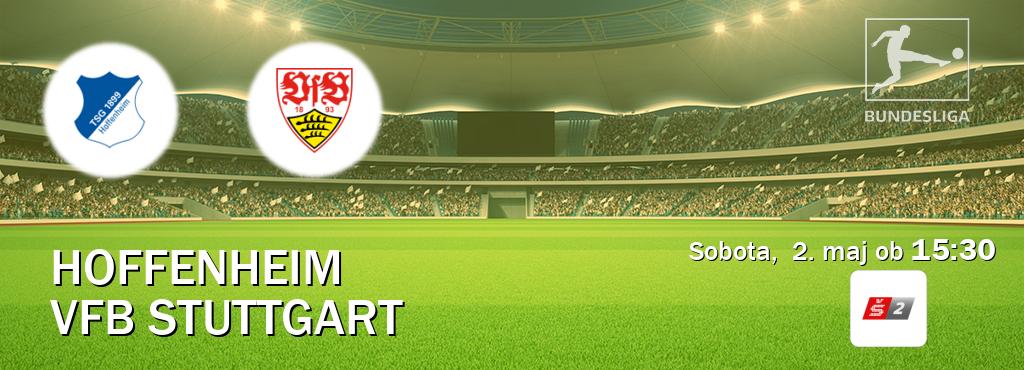 Prenos tekme med Hoffenheim in VfB Stuttgart v živo na Sport TV 2 (sobota,  2. maj ob  15:30 uri).