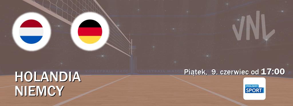 Gra między Holandia i Niemcy transmisja na żywo w Polsat Sport (piątek,  9. czerwiec od  17:00).