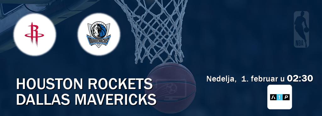 Izravni prijenos utakmice Houston Rockets i Dallas Mavericks pratite uživo na Arena Premium 1 (nedelja,  1. februar u  02:30).