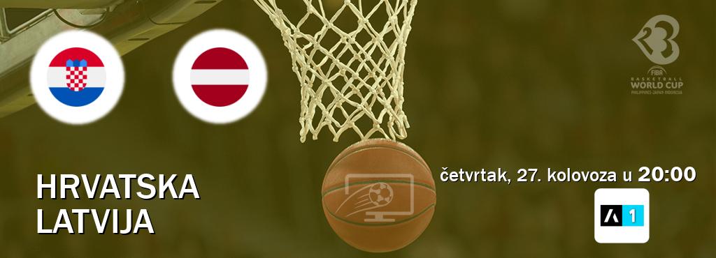 Izravni prijenos utakmice Hrvatska i Latvija pratite uživo na Arena Sport 1 (četvrtak, 27. kolovoza u  20:00).