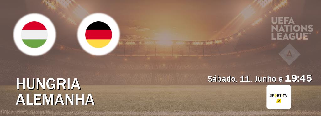 Jogo entre Hungria e Alemanha tem emissão Sport TV 2 (Sábado, 11. Junho e  19:45).
