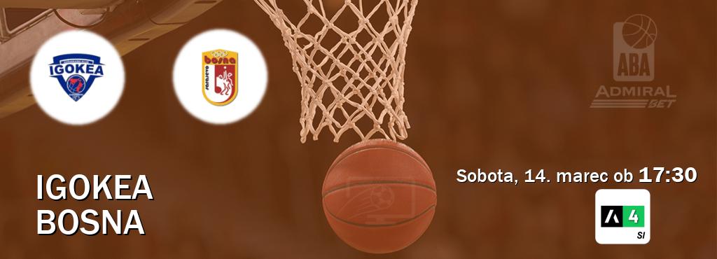Dvoboj Igokea in Bosna s prenosom tekme v živo na Arena Sport 4. Dvoboj Igokea in Bosna s prenosom tekme v živo na Arena Sport 4.