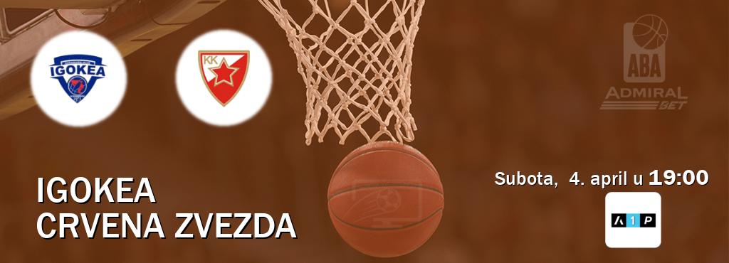 Izravni prijenos utakmice Igokea i Crvena zvezda pratite uživo na Arena Premium 1 (subota,  4. april u  19:00).